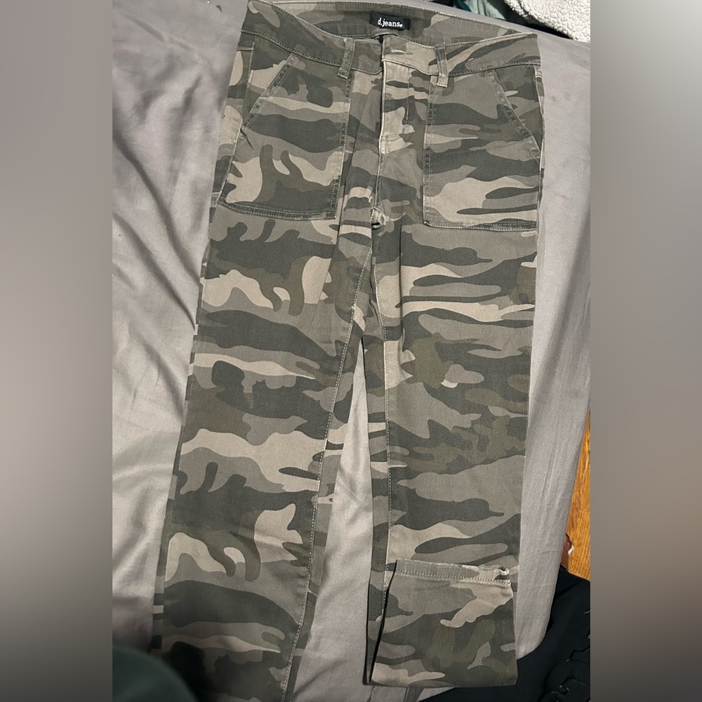 d. jeans Camouflage Cargo Pants